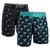2UNDR 2 Pack - Swing Shift Boxer Brief Margaritas/Rockin' Plaid -Men's Apparel Shop 2UNDR 2 Pack Swing Shift Boxer Brief MargaritasRockin Plaid Apparel