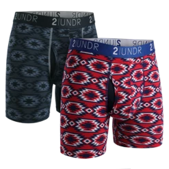 2UNDR 2 Pack - Swing Shift Boxer Brief Sonora/Texica