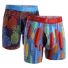 2UNDR 2 Pack - Swing Shift Boxer Brief Surf/Pinapple -Men's Apparel Shop 2UNDR 2 Pack Swing Shift Boxer Brief SurfPinapple Apparel