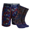 2UNDR SS Boxer Brief/Sock Pack - Blue Paisley 1 2UNDR SS Boxer Brief/Sock Pack - Blue Paisley -Men's Apparel Shop 2UNDR SS Boxer BriefSock Pack Blue Paisley Apparel
