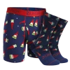 2UNDR SS Boxer Brief/Sock Pack - Gnomes -Men's Apparel Shop 2UNDR SS Boxer BriefSock Pack Gnomes Apparel