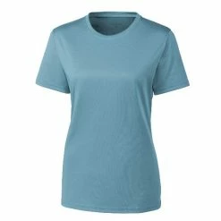 Cutter & Buck Custom Logo Clique Spin Jersey T Shirt - Womens