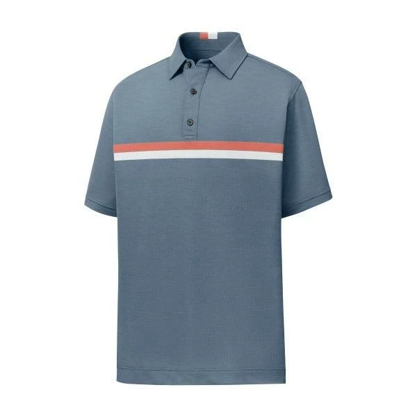 Footjoy Double Chest Band Pique Polo - Mens 6 Footjoy Double Chest Band Pique Polo - Mens - Image 4