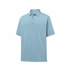 Footjoy Lisle Feeder Stripe Self Collar Polo - Mens 10 Footjoy Lisle Feeder Stripe Self Collar Polo - Mens -Men's Apparel Shop Footjoy Lisle Feeder Stripe Self Collar Polo Mens Polo 4