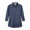 Footjoy Pique 1/2 Sleeve Pinstripe Polo - Womens -Men's Apparel Shop Footjoy Pique 12 Sleeve Pinstripe Polo Womens Polo