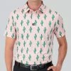 Full Wedge Golf - Cactus Hack Polo - Mens -Men's Apparel Shop Full Wedge Golf Cactus Hack Polo Mens Apparel