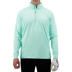 Full Wedge Golf - Mint Q-Zip - Mens