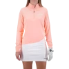 Full Wedge Golf - Peach Q-Zip - Womens -Men's Apparel Shop Full Wedge Golf Peach Q Zip Womens Pullover
