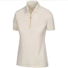 Greg Norman Collection - Tailor Collar Solid Zip Polo - Womens -Men's Apparel Shop Greg Norman Collection Tailor Collar Solid Zip Polo Womens Apparel