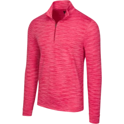 Greg Norman Heathered 1/4 Zip Pullover - Mens