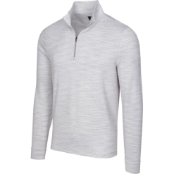 Greg Norman Heathered 1/4 Zip Pullover - Mens -Men's Apparel Shop Greg Norman Heathered 14 Zip Pullover Mens Shirts Tops 4