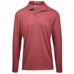 Levelwear Garnet Long Sleeve Polo -Men's Apparel Shop Levelwear Garnet Long Sleeve Polo Apparel 4