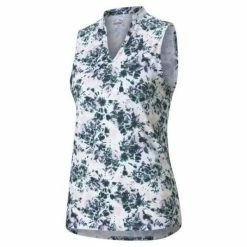 Puma Cloudspun Floral Tie Dye Sleeveless Polo - Womens -Men's Apparel Shop Puma Cloudspun Floral Tie Dye Sleeveless Polo Womens Apparel 2